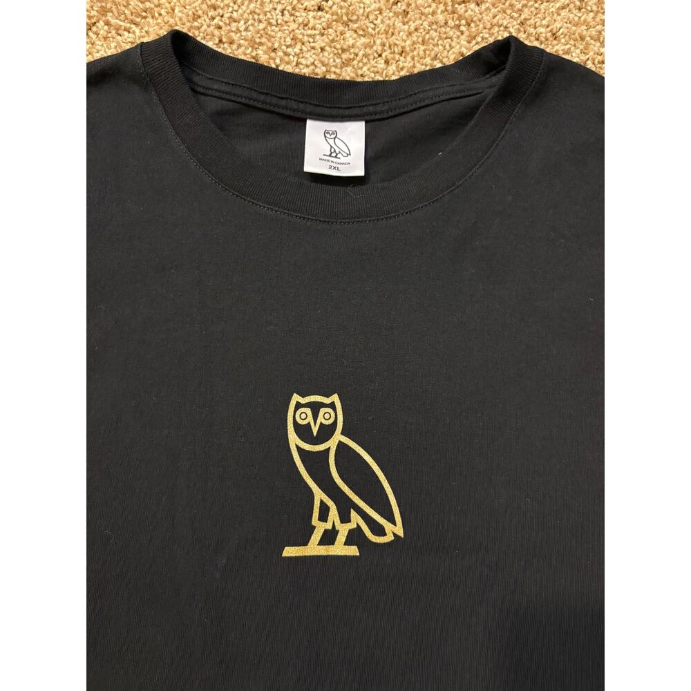 RARE Ovo x HBO Black Owl Long Sleeve Shirt Drake Mens Size XXL